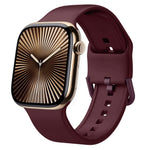 Cinturino per orologio in silicone con fibbia ad ardiglione, For Apple Watch Series 10 46mm