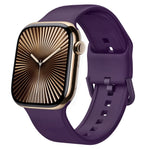 Cinturino per orologio in silicone con fibbia ad ardiglione, For Apple Watch Series 10 46mm