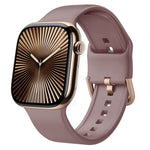 Cinturino per orologio in silicone con fibbia ad ardiglione, For Apple Watch Series 10 46mm
