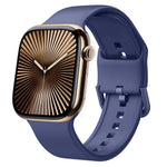 Cinturino per orologio in silicone con fibbia ad ardiglione, For Apple Watch Series 10 46mm