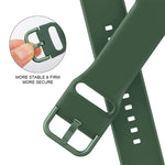 Cinturino per orologio in silicone con fibbia ad ardiglione, For Apple Watch Series 10 42mm