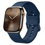 Cinturino per orologio in silicone con fibbia ad ardiglione, For Apple Watch Series 10 42mm