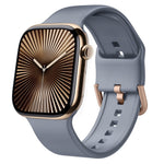 Cinturino per orologio in silicone con fibbia ad ardiglione, For Apple Watch Series 10 42mm