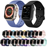 Cinturino per orologio in silicone con fibbia ad ardiglione, For Apple Watch Series 6 40mm