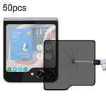 Proteggi schermo a copertura totale con colla completa per privacy esterna per piccolo schermo da 50 pezzi, For Samsung Galaxy Z Flip5