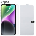 Pellicola idrogel antideflagrante per protezione schermo intero da 25 pezzi, For iPhone 17 Pro Max, For iPhone 17 / 17 Pro, For iPhone Air, For iPhone 16 Pro Max, For iPhone 16 Pro, For iPhone 16 Plus, For iPhone 16, For iPhone 15 Pro Max              ...