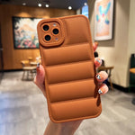 Custodia per telefono in TPU satinato con airbag d'oca, For iPhone 12, For iPhone 12 Pro Max, For iPhone 12 Pro, For iPhone 11 Pro Max