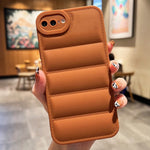 Custodia per telefono in TPU satinato con airbag d'oca, For iPhone XS Max, For iPhone 8 Plus / 7 Plus