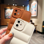 Custodia per telefono in TPU satinato con airbag d'oca, For iPhone 11, For iPhone 11 Pro, For iPhone XS / X, For iPhone XR