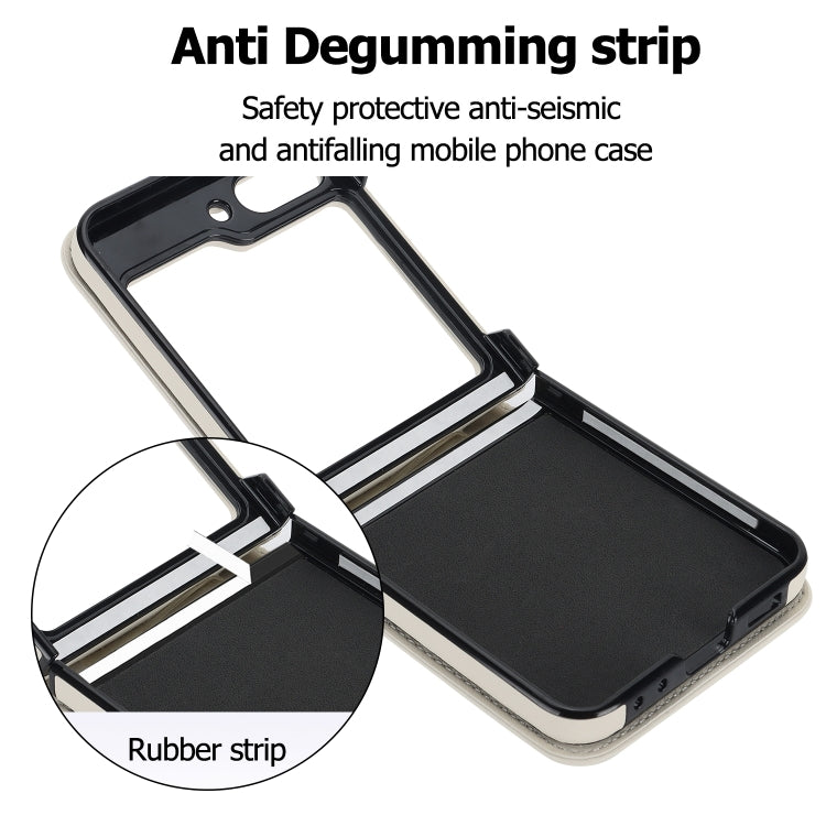 Custodia per telefono con struttura rombica con cordino lungo e corto, For Samsung Galaxy Z Flip6 / Flip7 FE, For Samsung Galaxy Z Flip5, For Samsung Galaxy Z Flip4