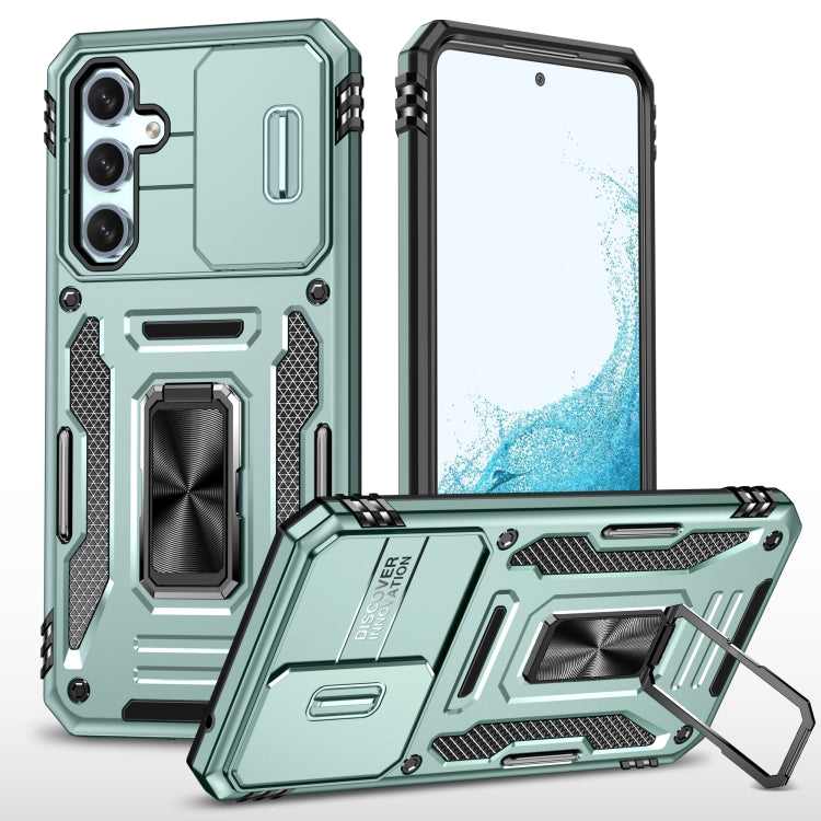 Custodia per telefono Armor PC + TPU Camera Shield, For Samsung Galaxy S23 FE 5G, For Samsung Galaxy S24 Ultra 5G, For Samsung Galaxy A54