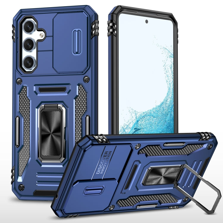 Custodia per telefono Armor PC + TPU Camera Shield, For Samsung Galaxy S23 FE 5G, For Samsung Galaxy S24 Ultra 5G, For Samsung Galaxy A54