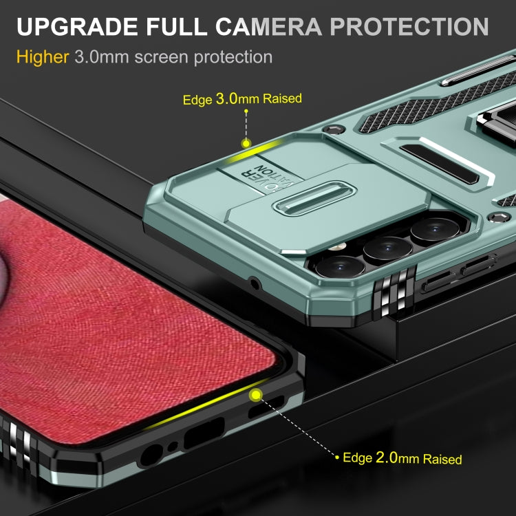 Custodia per telefono Armor PC + TPU Camera Shield, For Samsung Galaxy A05s, For Samsung Galaxy S23 Ultra 5G, For Samsung Galaxy S23 5G