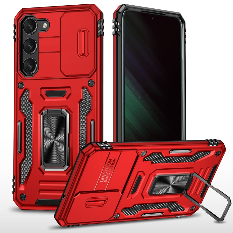 Custodia per telefono Armor PC + TPU Camera Shield, For Samsung Galaxy A05s, For Samsung Galaxy S23 Ultra 5G, For Samsung Galaxy S23 5G