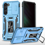 Custodia per telefono Armor PC + TPU Camera Shield, For Samsung Galaxy S24+ 5G, For Samsung Galaxy S24 5G, For Samsung Galaxy A15