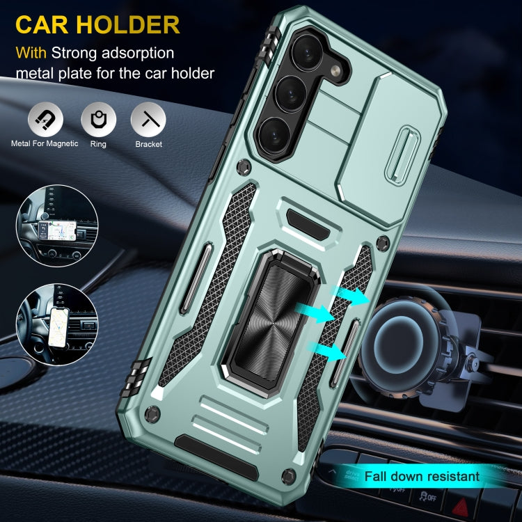 Custodia per telefono Armor PC + TPU Camera Shield, For Samsung Galaxy S24+ 5G, For Samsung Galaxy S24 5G, For Samsung Galaxy A15