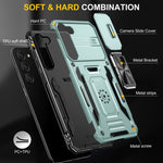 Custodia per telefono Armor PC + TPU Camera Shield, For Samsung Galaxy S24+ 5G, For Samsung Galaxy S24 5G, For Samsung Galaxy A15
