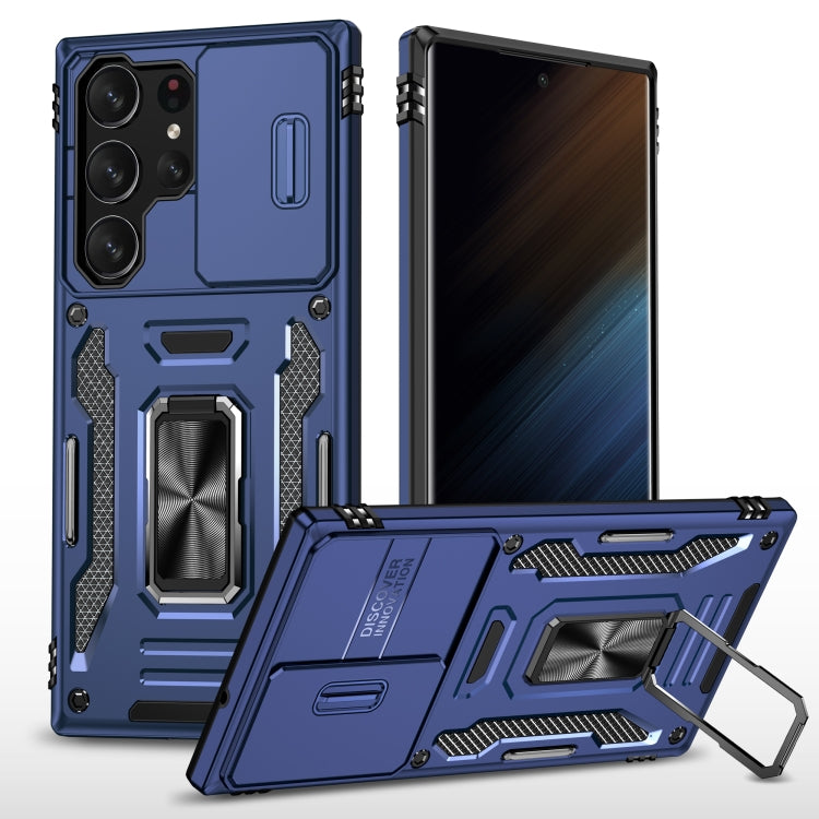 Custodia per telefono Armor PC + TPU Camera Shield, For Samsung Galaxy S23 FE 5G, For Samsung Galaxy S24 Ultra 5G, For Samsung Galaxy A54