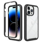 Custodia per telefono in PC trasparente antiurto in TPU tinta unita con cielo stellato, For iPhone 15 Pro Max, For iPhone 15 Pro, For iPhone 15 Plus, For iPhone 15