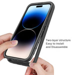 Custodia per telefono in PC trasparente antiurto in TPU tinta unita con cielo stellato, For iPhone 15 Pro Max, For iPhone 15 Pro, For iPhone 15 Plus, For iPhone 15