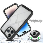 Custodia per telefono in PC trasparente antiurto in TPU tinta unita con cielo stellato, For iPhone 15 Pro Max, For iPhone 15 Pro, For iPhone 15 Plus, For iPhone 15