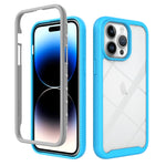 Custodia per telefono in PC trasparente antiurto in TPU tinta unita con cielo stellato, For iPhone 15 Pro Max, For iPhone 15 Pro, For iPhone 15 Plus, For iPhone 15
