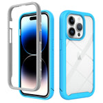 Custodia per telefono in PC trasparente antiurto in TPU tinta unita con cielo stellato, For iPhone 15 Pro Max, For iPhone 15 Pro, For iPhone 15 Plus, For iPhone 15