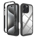 Custodia per telefono in PC trasparente antiurto in TPU tinta unita con cielo stellato, For iPhone 16 Pro Max, For iPhone 16 Pro, For iPhone 16 Plus, For iPhone 16