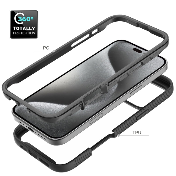Custodia per telefono in PC trasparente antiurto in TPU tinta unita con cielo stellato, For iPhone 16 Pro Max, For iPhone 16 Pro, For iPhone 16 Plus, For iPhone 16