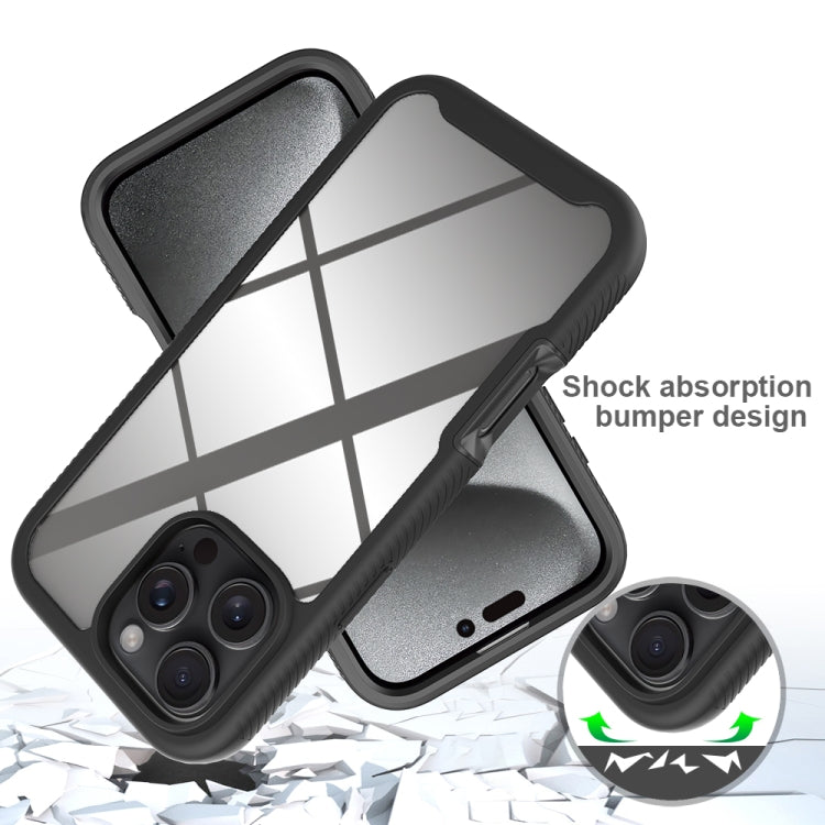 Custodia per telefono in PC trasparente antiurto in TPU tinta unita con cielo stellato, For iPhone 16 Pro Max, For iPhone 16 Pro, For iPhone 16 Plus, For iPhone 16