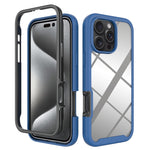 Custodia per telefono in PC trasparente antiurto in TPU tinta unita con cielo stellato, For iPhone 16 Pro Max, For iPhone 16 Pro, For iPhone 16 Plus, For iPhone 16