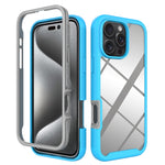 Custodia per telefono in PC trasparente antiurto in TPU tinta unita con cielo stellato, For iPhone 16 Pro Max, For iPhone 16 Pro, For iPhone 16 Plus, For iPhone 16