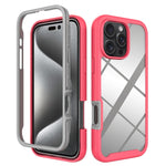 Custodia per telefono in PC trasparente antiurto in TPU tinta unita con cielo stellato, For iPhone 16 Pro Max, For iPhone 16 Pro, For iPhone 16 Plus, For iPhone 16