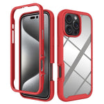Custodia per telefono in PC trasparente antiurto in TPU tinta unita con cielo stellato, For iPhone 16 Pro Max, For iPhone 16 Pro, For iPhone 16 Plus, For iPhone 16