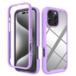 Custodia per telefono in PC trasparente antiurto in TPU tinta unita con cielo stellato, For iPhone 16 Pro Max, For iPhone 16 Pro, For iPhone 16 Plus, For iPhone 16
