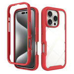 Custodia per telefono in PC trasparente antiurto in TPU tinta unita con cielo stellato, For iPhone 16 Pro Max, For iPhone 16 Pro, For iPhone 16 Plus, For iPhone 16