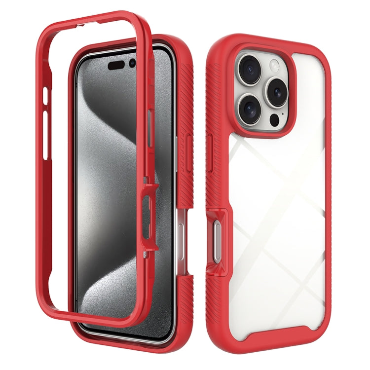 Custodia per telefono in PC trasparente antiurto in TPU tinta unita con cielo stellato, For iPhone 16 Pro Max, For iPhone 16 Pro, For iPhone 16 Plus, For iPhone 16
