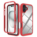 Custodia per telefono in PC trasparente antiurto in TPU tinta unita con cielo stellato, For iPhone 16 Pro Max, For iPhone 16 Pro, For iPhone 16 Plus, For iPhone 16