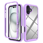 Custodia per telefono in PC trasparente antiurto in TPU tinta unita con cielo stellato, For iPhone 16 Pro Max, For iPhone 16 Pro, For iPhone 16 Plus, For iPhone 16