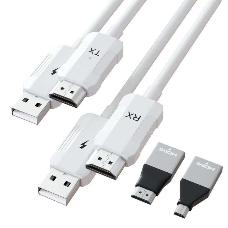 THT-020-8-1 Set condivisione schermo wireless con trasmettitore HDMI 4 in 1, THT-020-8-1
