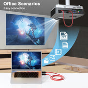 THT-020-8-2 Set condivisione schermo wireless con trasmettitore HDMI 4 in 1, THT-020-8-2