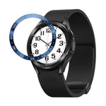 Uno stile Smart Watch Telaio protettivo con anello in acciaio, For Samsung Galaxy Watch6 Classic 47mm, For Samsung Galaxy Watch6 Classic 43mm