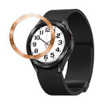 Uno stile Smart Watch Telaio protettivo con anello in acciaio, For Samsung Galaxy Watch6 Classic 47mm, For Samsung Galaxy Watch6 Classic 43mm