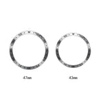 Uno stile Smart Watch Telaio protettivo con anello in acciaio, For Samsung Galaxy Watch6 Classic 47mm, For Samsung Galaxy Watch6 Classic 43mm