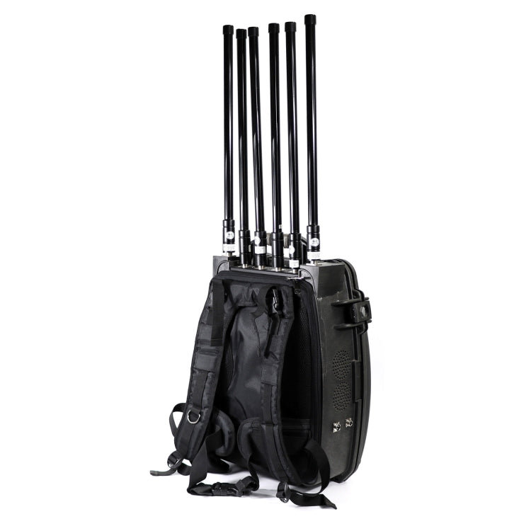Jammer di segnale UAV a 6 vie ad alta potenza JAX-101F-6 da 120 W, JAX-101F-6