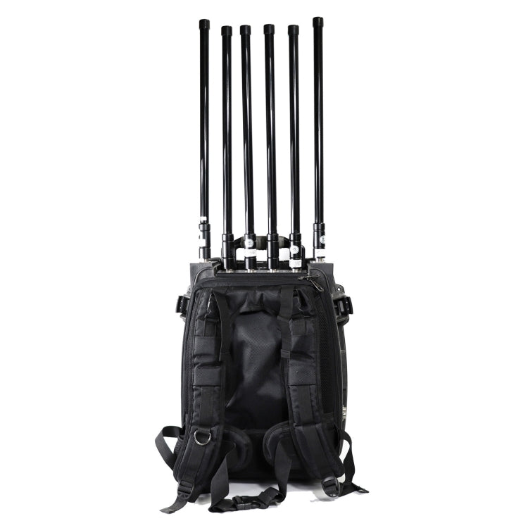 Jammer di segnale UAV a 6 vie ad alta potenza JAX-101F-6 da 120 W, JAX-101F-6