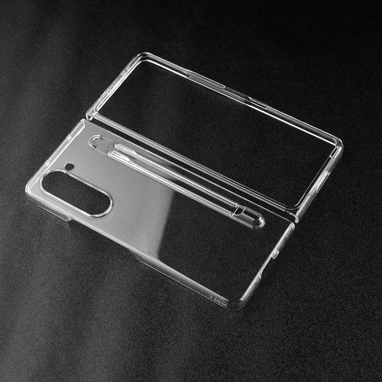 Custodia protettiva antiurto trasparente per PC con slot per penna, For Samsung Galaxy Z Fold5