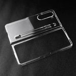 Custodia protettiva antiurto trasparente per PC con slot per penna, For Samsung Galaxy Z Fold5