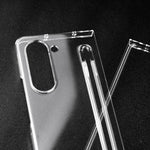 Custodia protettiva antiurto trasparente per PC con slot per penna, For Samsung Galaxy Z Fold5
