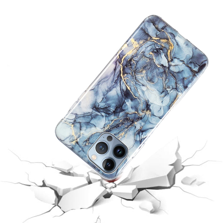 Custodia per telefono in TPU marmorizzato IMD, For iPhone 15 Pro Max, For iPhone 15 Pro, For iPhone 15 Plus, For iPhone 15